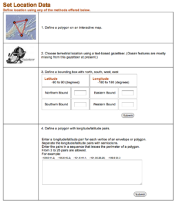 screenshot earthchem portal